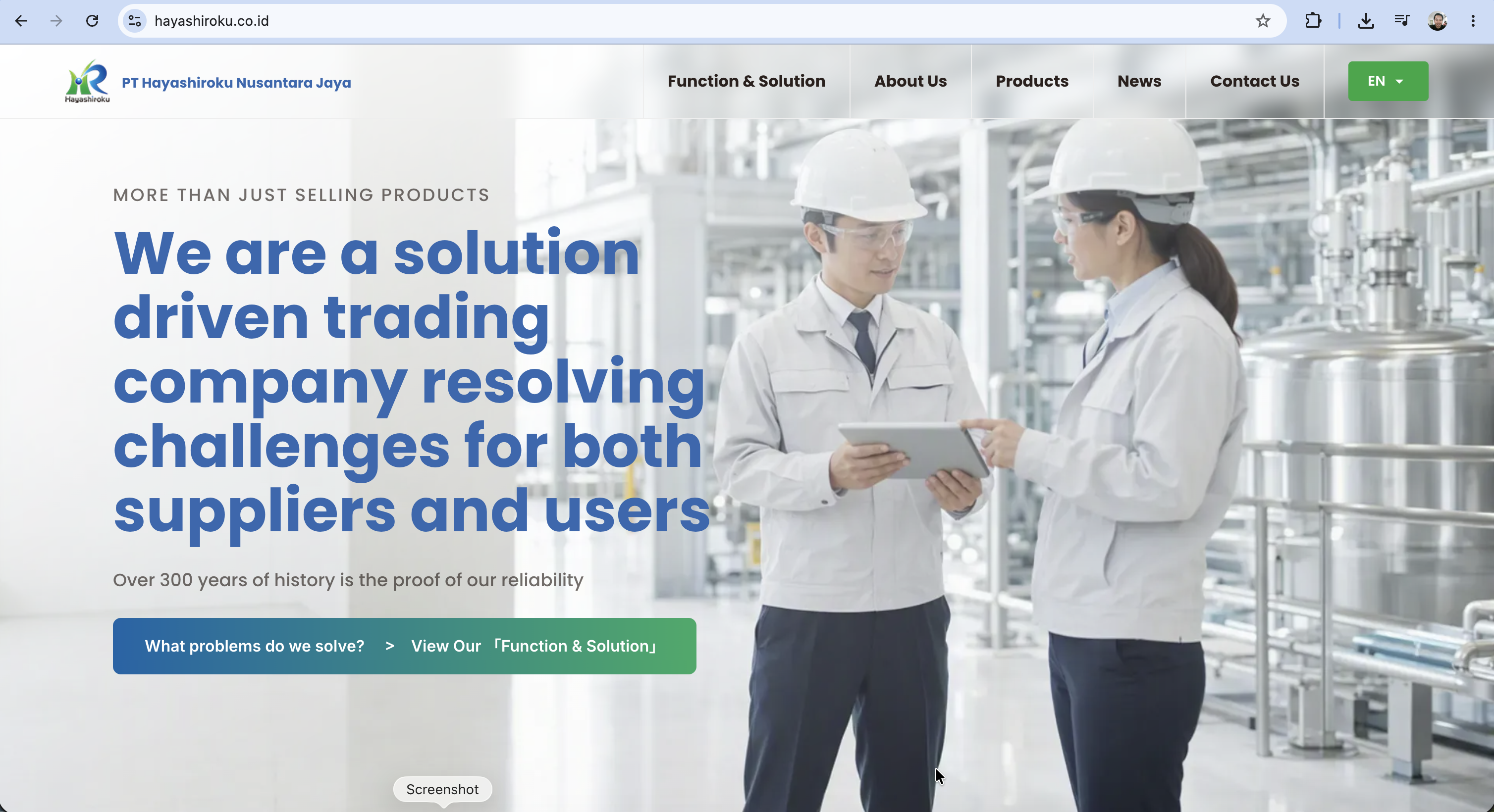 Hayashiroku CMS screenshot
